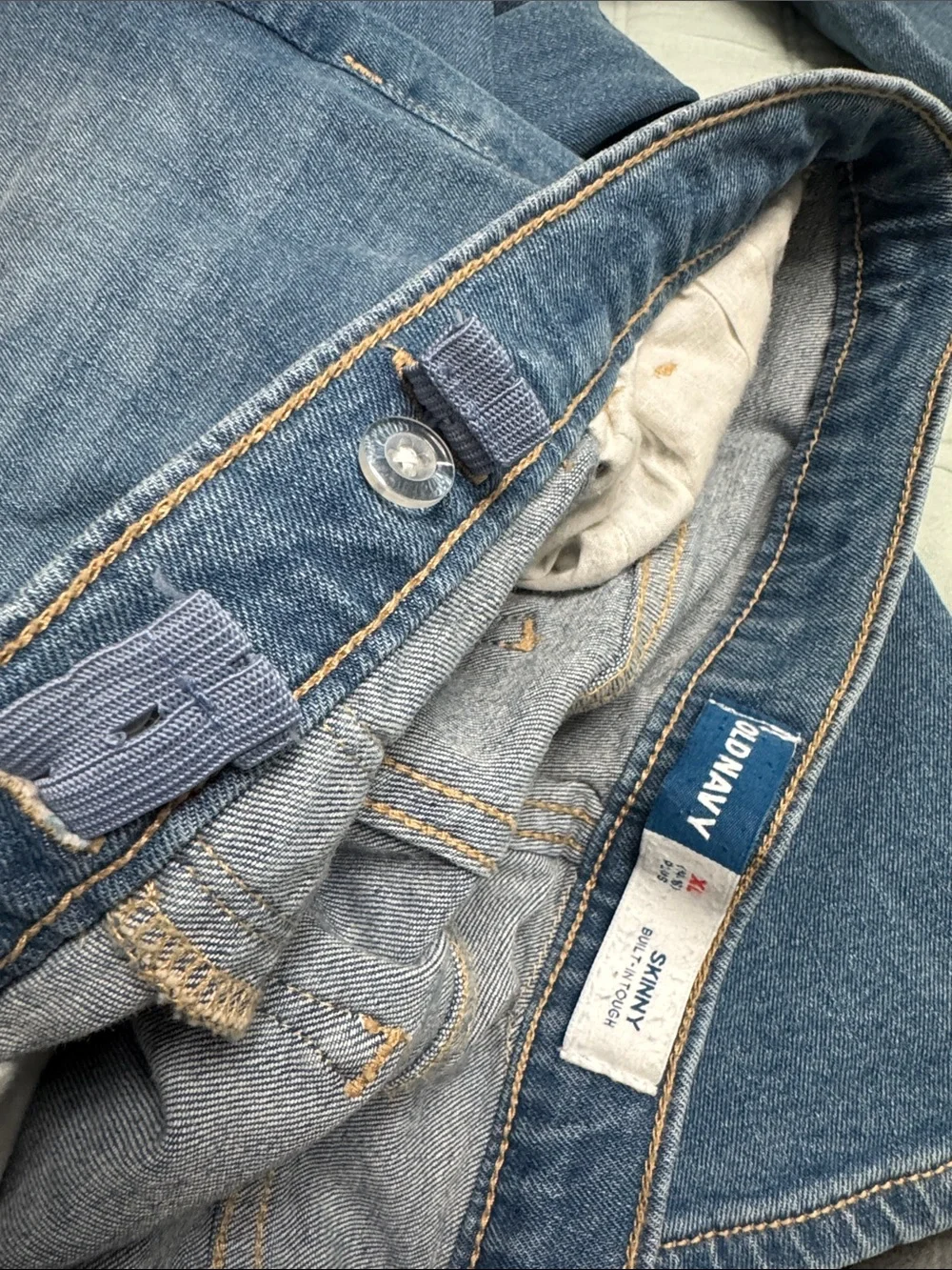 Old Navy Light Blue Girls Slim Jeans
